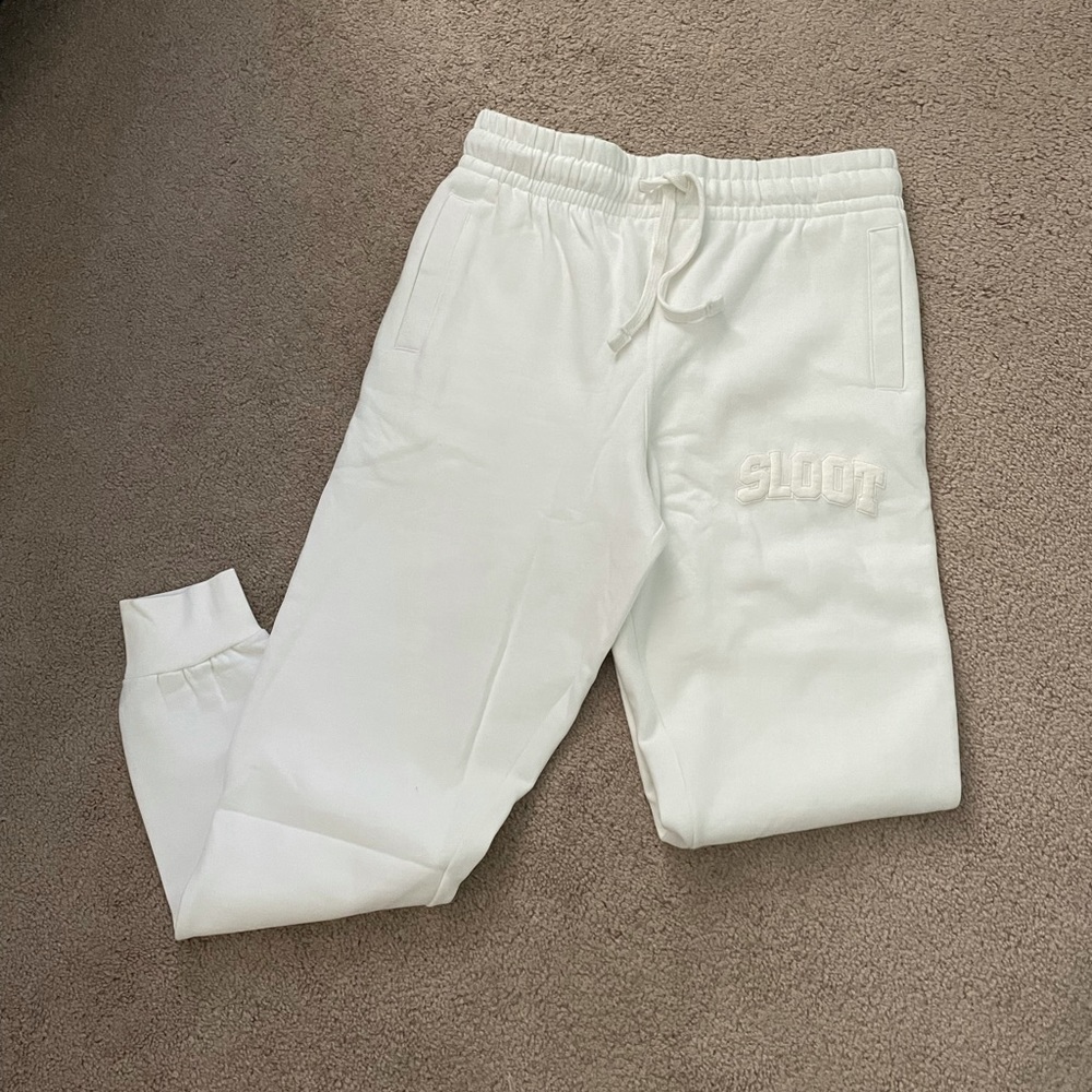 Sofia with an F Sloot jogger sweats